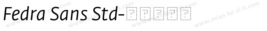 Fedra Sans Std字体转换